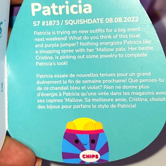 PATRICIA 🍟FIRST TO MARKET Potato Chips Neon Food Squad Original Squish ☆》NWT《☆ - Picture 4 of 6